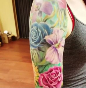 Floral Sleeve Color